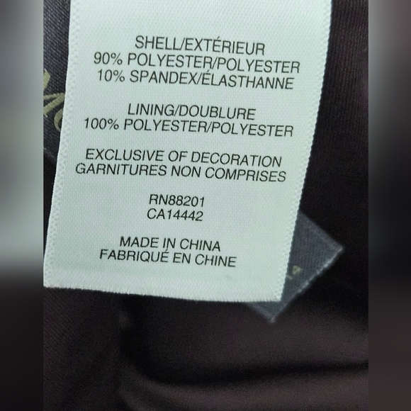 Mondetta Women's Lined Tailored High Rise Comfort Stretch Travel Pants Size 14 - Picture 4 of 7